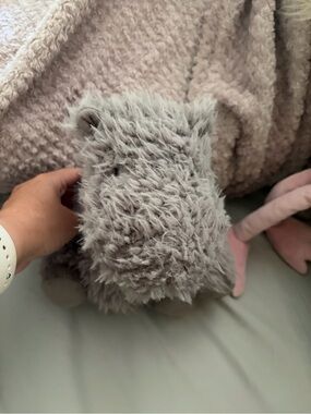 Jellycat Gray Fluffy Hippo Plush